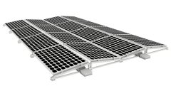 East-west Flat Roof Racking System